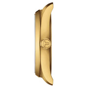 Tissot T1502103302100 PR 100 34mm Gold Dial Gold Tone Stainless Steel Bracelet Men's & Women's Watch